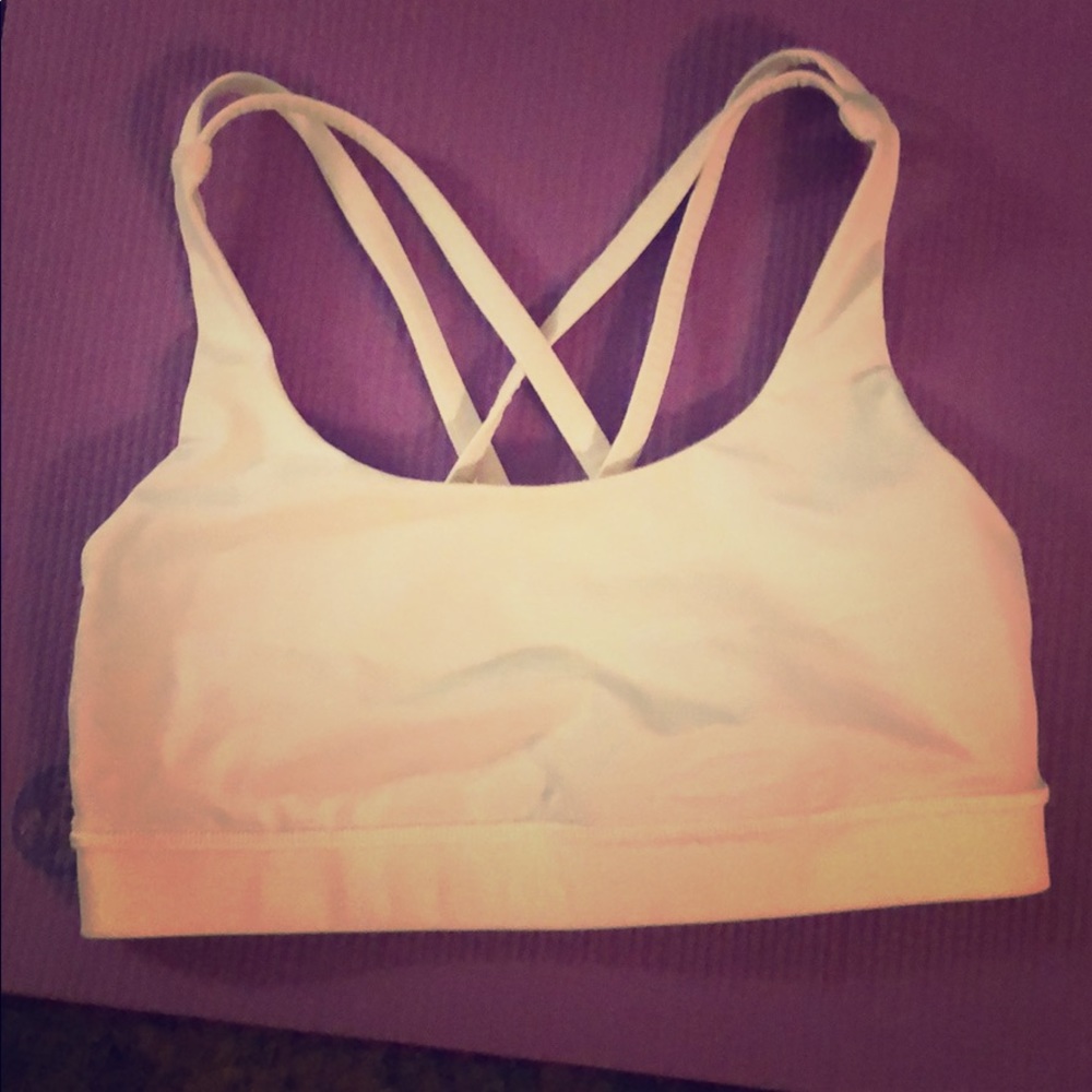 Lululemon energy bra in white